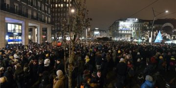 A szabad színházakért és a kultúra függetlenségéért demonstráltak Budapesten