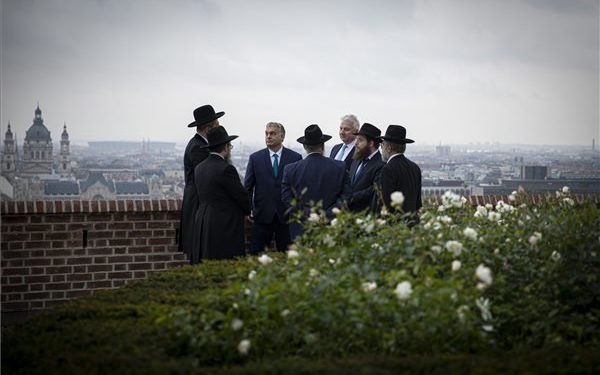 Orbán Viktor és Izrael askenázi főrabbijának találkozója