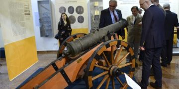 Gábor Áron rézágyúja a Hadtörténeti Múzeumban