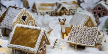 A somoskőújfalusiak mézeskalácsból elkészítették községük makettjét