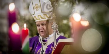 Szentmise a KDNP megalakulásának 75. évfordulója alkalmából Kalocsán