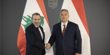 Orbán Viktor fogadta Gibran Baszil libanoni külügyminisztert