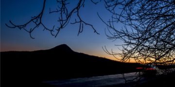 Naplemente a Gulács hegynél