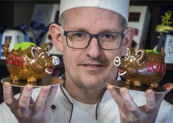 Szilveszteri grillázsmalacok