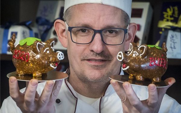 Szilveszteri grillázsmalacok