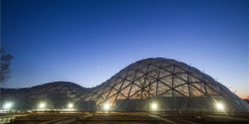 Az épülő biodóm Budapesten