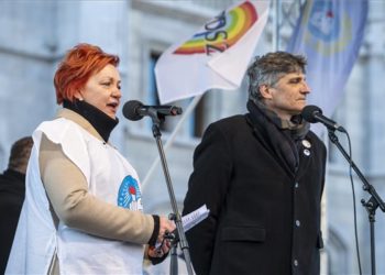 Pedagógusdemonstráció Budapesten