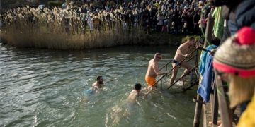 Újévi csobbanás Orfűn