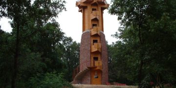 Tűzeset miatt beomlott a révfülöpi kilátó