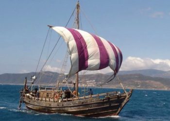 Átszelte az Atlanti-óceánt egy föníciai vitorláshajó mása