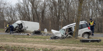 Ketten meghaltak egy karambolban Dunaszentgyörgy térségében