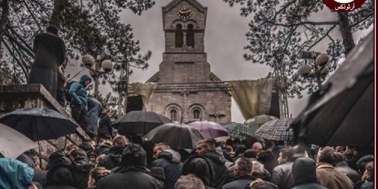 Ezrek tüntettek Montenegróban az egyházügyi törvény ellen