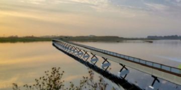 Megkezdődött Európa leghosszabb kerékpáros hídjának építése