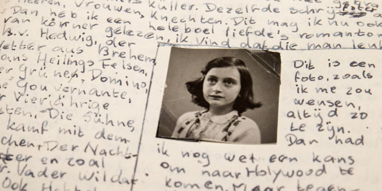 Anne Frank naplóját a Youtube-on mutatják be