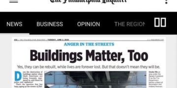 „Az épületek is számítanak” – főcím miatt lemondásra kényszerült a Pulitzer-díjas Philadelphia Inquirer lap főszerkesztője