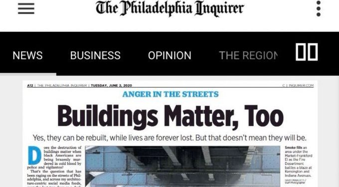 „Az épületek is számítanak” – főcím miatt lemondásra kényszerült a Pulitzer-díjas Philadelphia Inquirer lap főszerkesztője