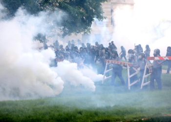 Az erőszak elharapódzásáért a „radikális baloldalt” is okolja Donald Trump