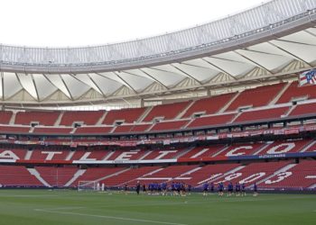 Az Atlético Madrid egyik szurkolói boltjába törtek be