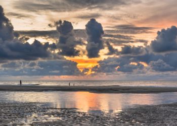 Sunset View over North Sea