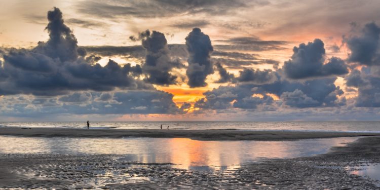 Sunset View over North Sea