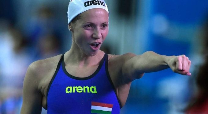 Kapás Boglárka a margitszigeti Négy Nemzet Úszóversenyen remek idővel győzött