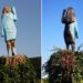 Szlovénia – Felgyújtották Melania Trump szobrát (videó)