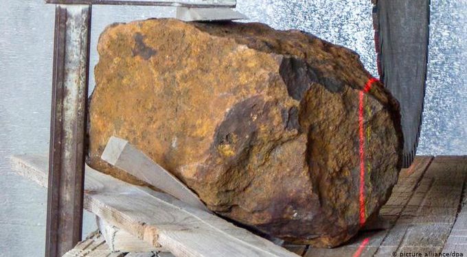 Németországi meteoritra bukkantak egy kertben