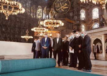 Hagia Sophia – az egykori ortodox bazilikába tett jelképes látogatást Erdogan
