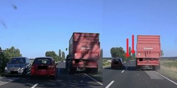 Több autó is jött szembe, mégis belekezdett az életveszélyes előzésbe