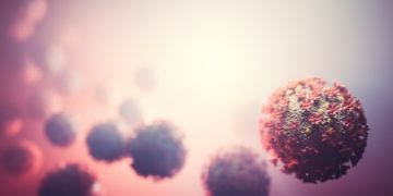 Coronavirus COVID-19 attack organism. Corona virus