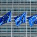 EU flags in front of European Commission