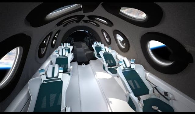 Virgin Galactic – Bemutatták az  utasszállító űrhajó belsejét (videó)