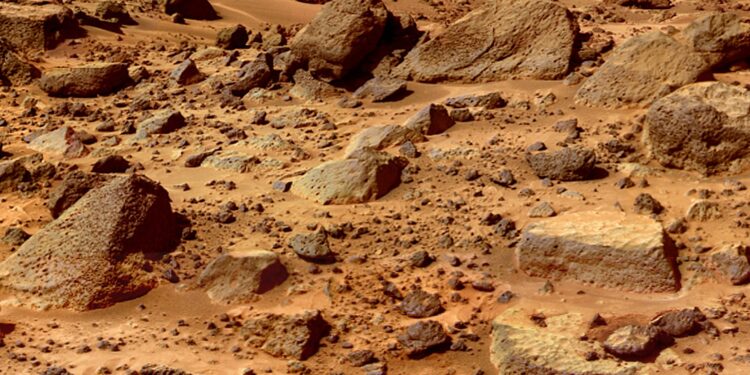 A Mars völgyeit gleccserek vájhatták