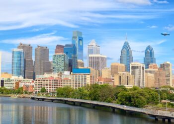 Philadelphia cityscape panorama
