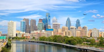 Philadelphia cityscape panorama