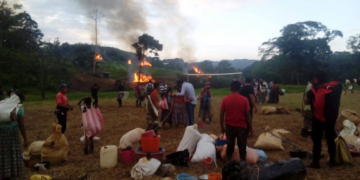 Őslakosok otthonait gyújtották fel fegyveresek Guatemalában