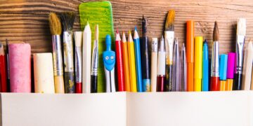 Back to school composition