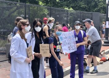 Black lives matter protestors