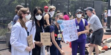 Black lives matter protestors