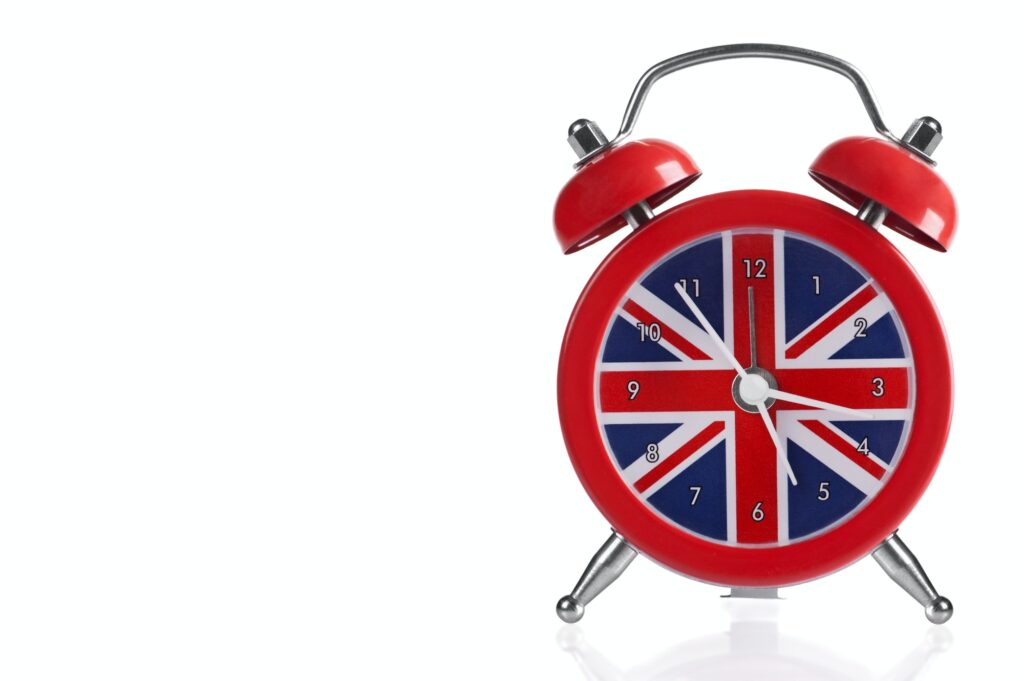 British Flag Clock