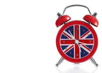 British Flag Clock