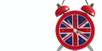 British Flag Clock