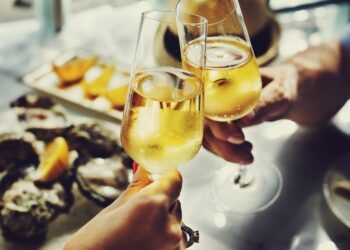 Champaign Celebration Toast Beverage Concept