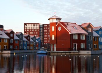 colorful buildings in Netherlands