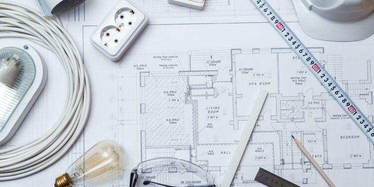 Electrical Master Equipment On House Plans.
