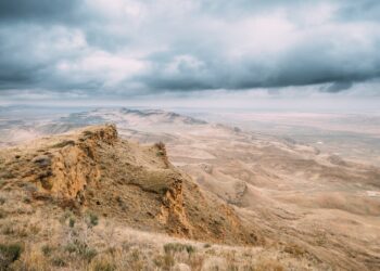 Gareja Desert, Kakheti Region, Georgia. Autumn Landscape Of Gare
