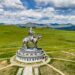 Genghis Khan Monument at Zonjin Boldog Mongolia