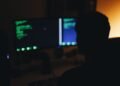Hacker working