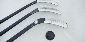 Hockey Sticks Background