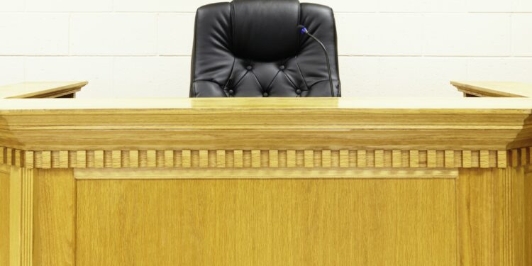 Judges Bench and Chair